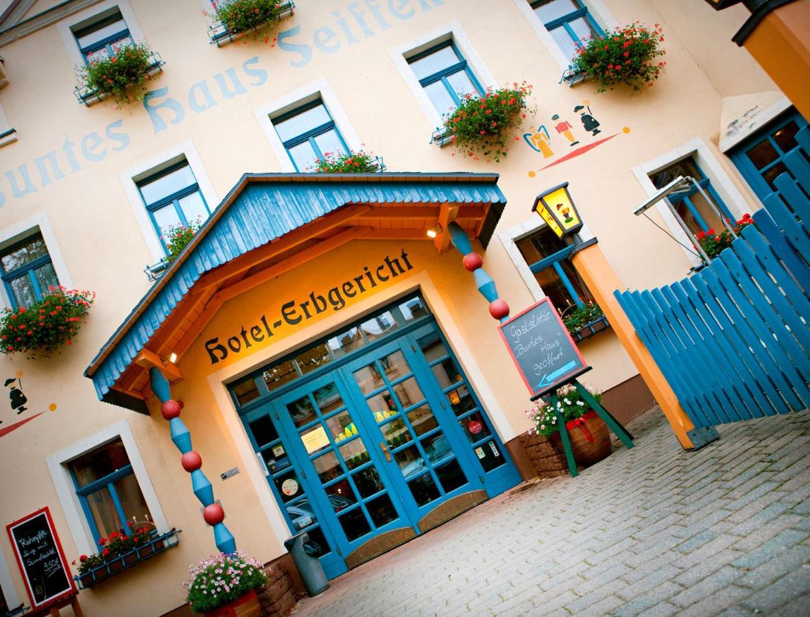 Hotel Erbgericht Buntes Haus Seiffen Eksteriør billede